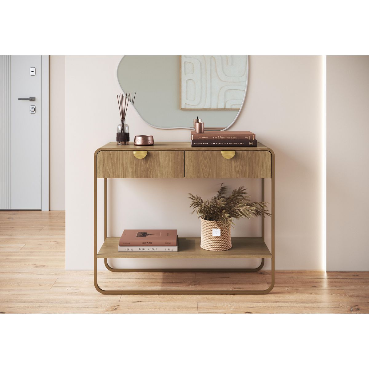 DECOCASA - Arrimo 28066 Café 37.5x100x81 cm