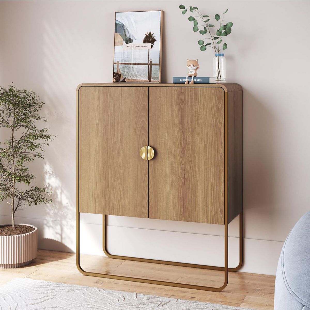 DECOCASA - Buffet 28065 Café 37.5x90x111 cm