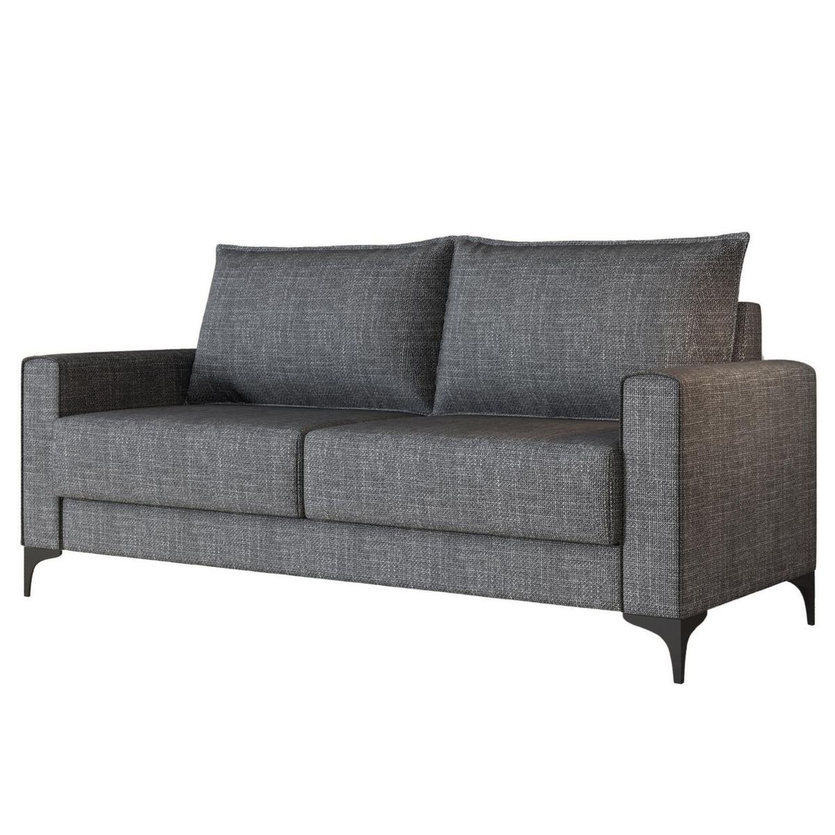 HOME MOBILI - Sofá 2 cuerpos Parma 180x101x48 cm Gris