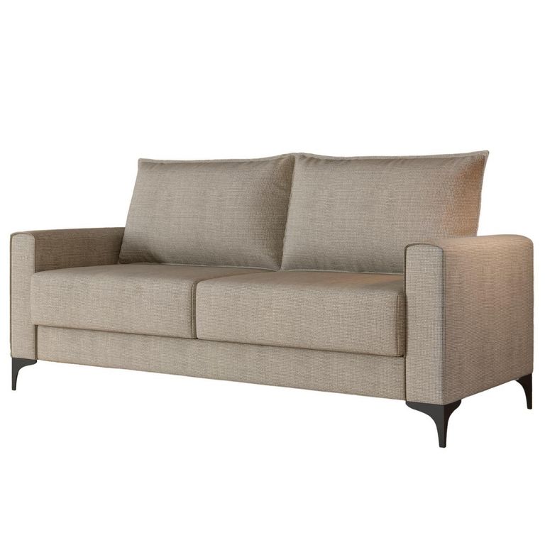 HOME MOBILI Sofá 2 cuerpos Parma 180x101x48 cm Beige