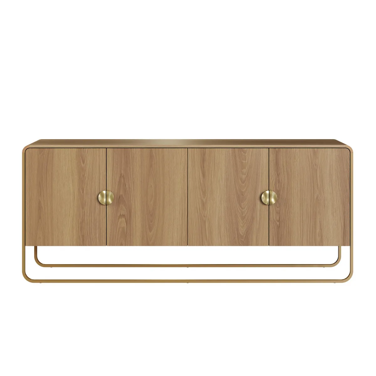 DECOCASA - Buffet 28075 Café 37.5x180x75 cm