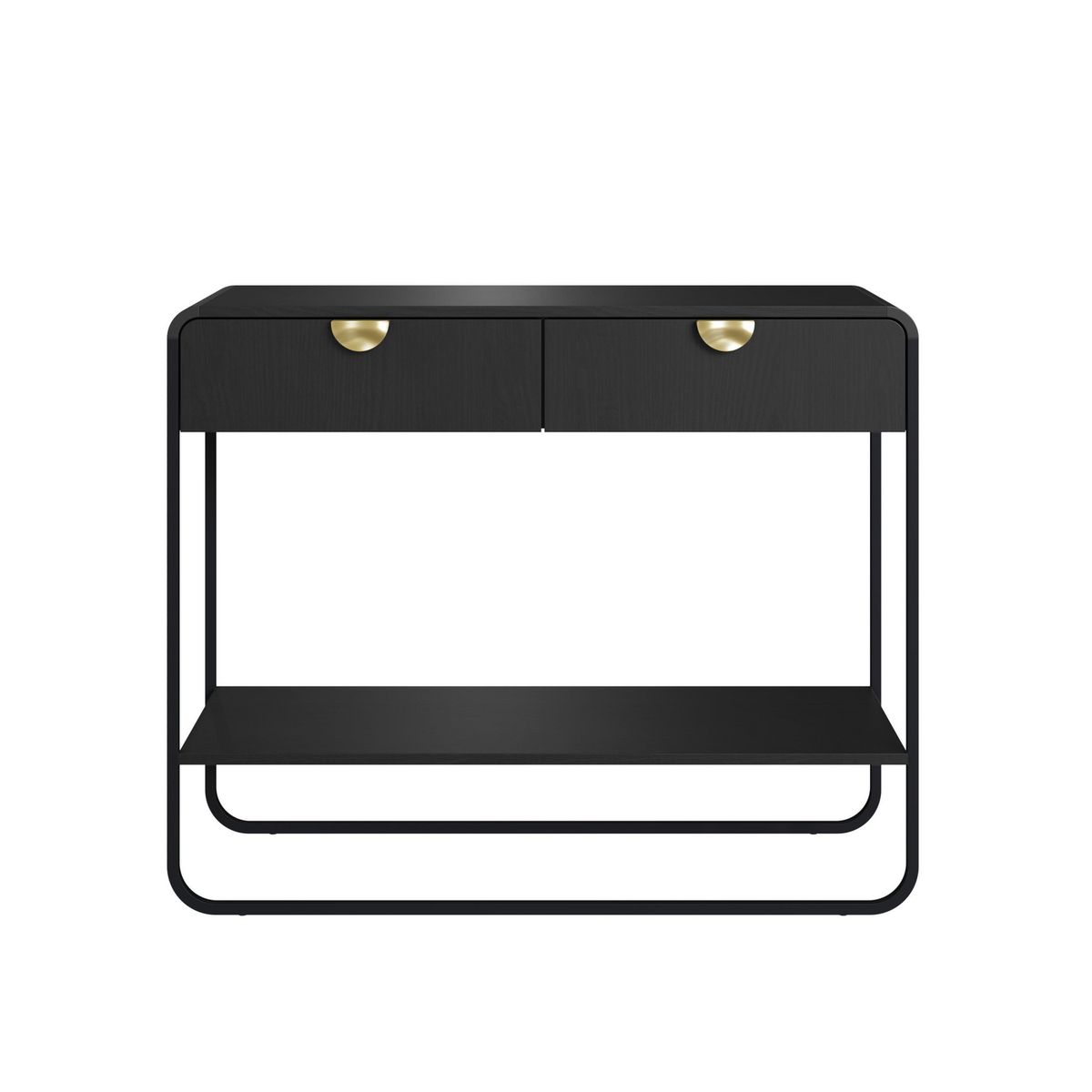 DECOCASA - Arrimo 28066 Negro 37.5x100x81 cm