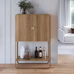 DECOCASA - Bar 90x140x37.5 cm Café