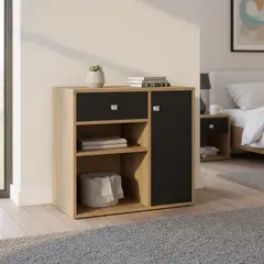 BE DESIGN - Cajonera 1 Cajón(es) B39.071 65x60x34 cm Miel negro