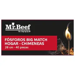 MR BEEF - Fósforos Chimenea