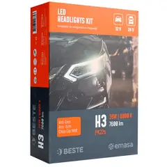 BESTE - Kit de 2 Ampolletas Led H3 para Automóvil