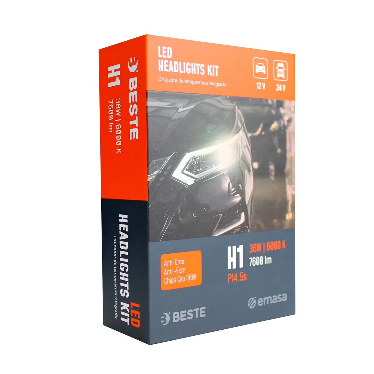 BESTE - Kit de 2 Ampolletas Led H1 Beste para Automóvil