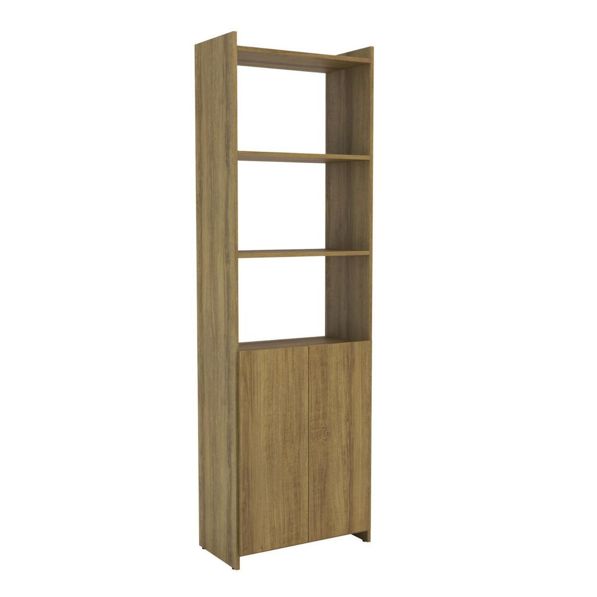 ONESSTA - Librero MDP 5 Nivel(es) 57x183x30 cm Café