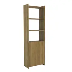 ONESSTA - Librero MDP 5 Nivel(es) 57x183x30 cm Café