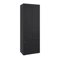 TUHOME - Closet 3 Puerta(s) 3 Repisa(s) 60x170x40.2 cm Wengue