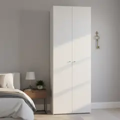 TUHOME - Closet 2 Puerta(s) 3 Repisa(s) 60x170x40.2 cm Blanco