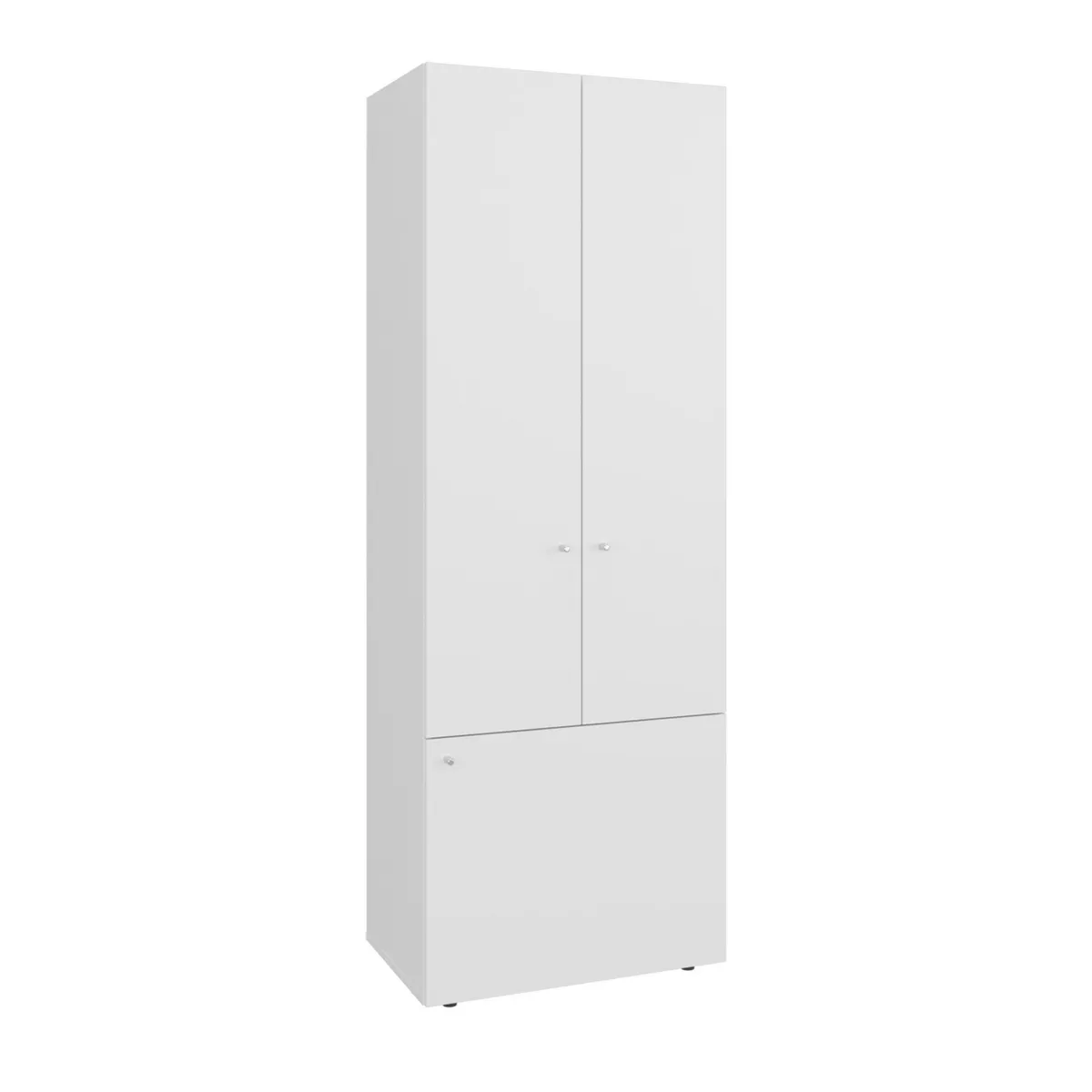 TUHOME - Closet 3 Puerta(s) 3 Repisa(s) 60x170x40.2 cm Blanco