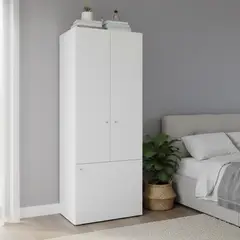 TUHOME - Closet 3 Puerta(s) 3 Repisa(s) 60x170x40.2 cm