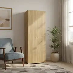 TUHOME - Closet 2 Puerta(s) 1 Repisa(s) 60x170x40.2 cm Fresno