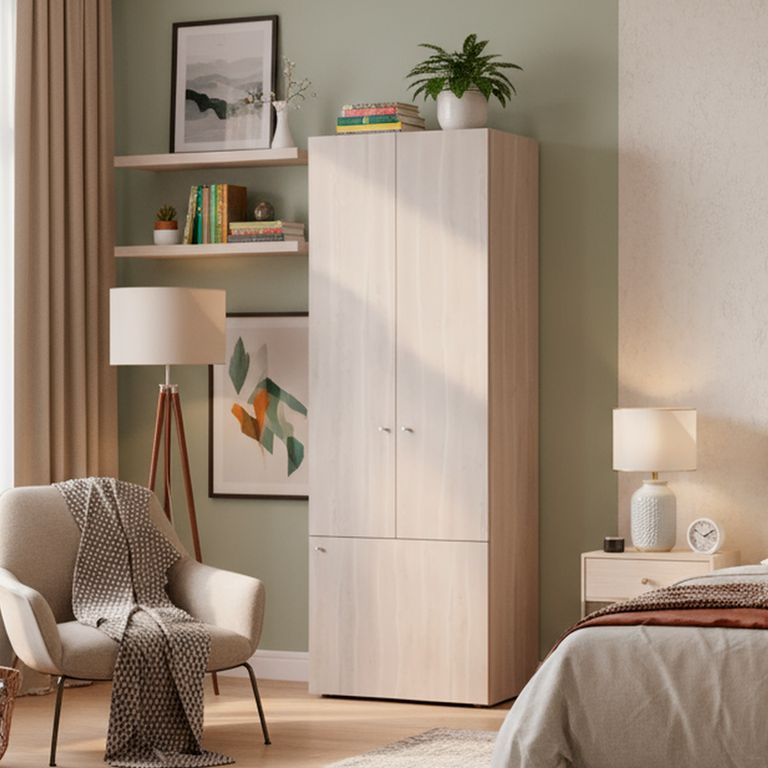 Closet 3 Puerta(s) 3 Repisa(s) 60x170x40.2 cm