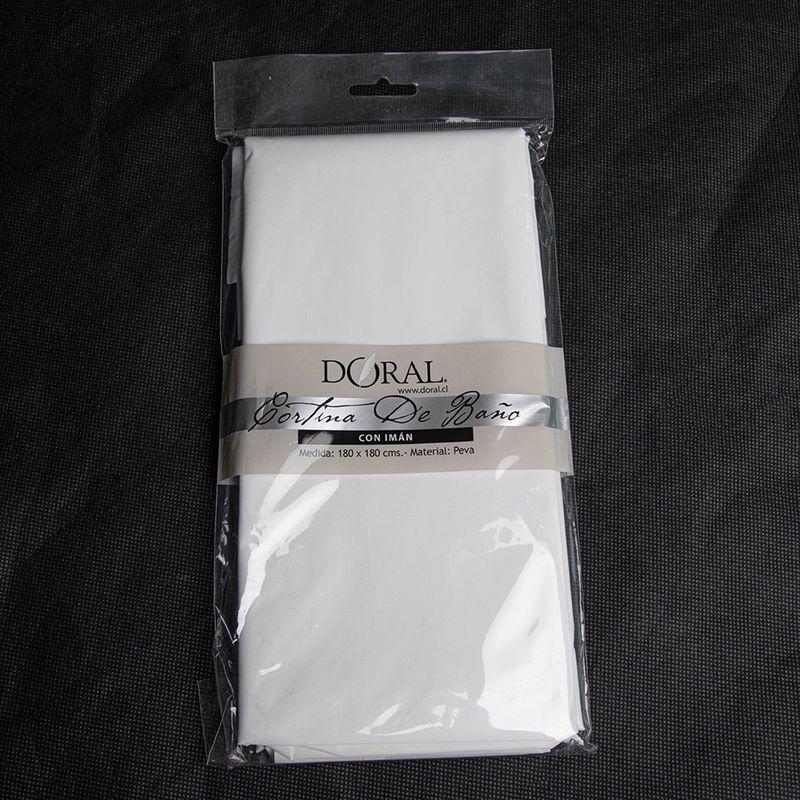 DORAL - Forro De baño 180x180 cm Blanco