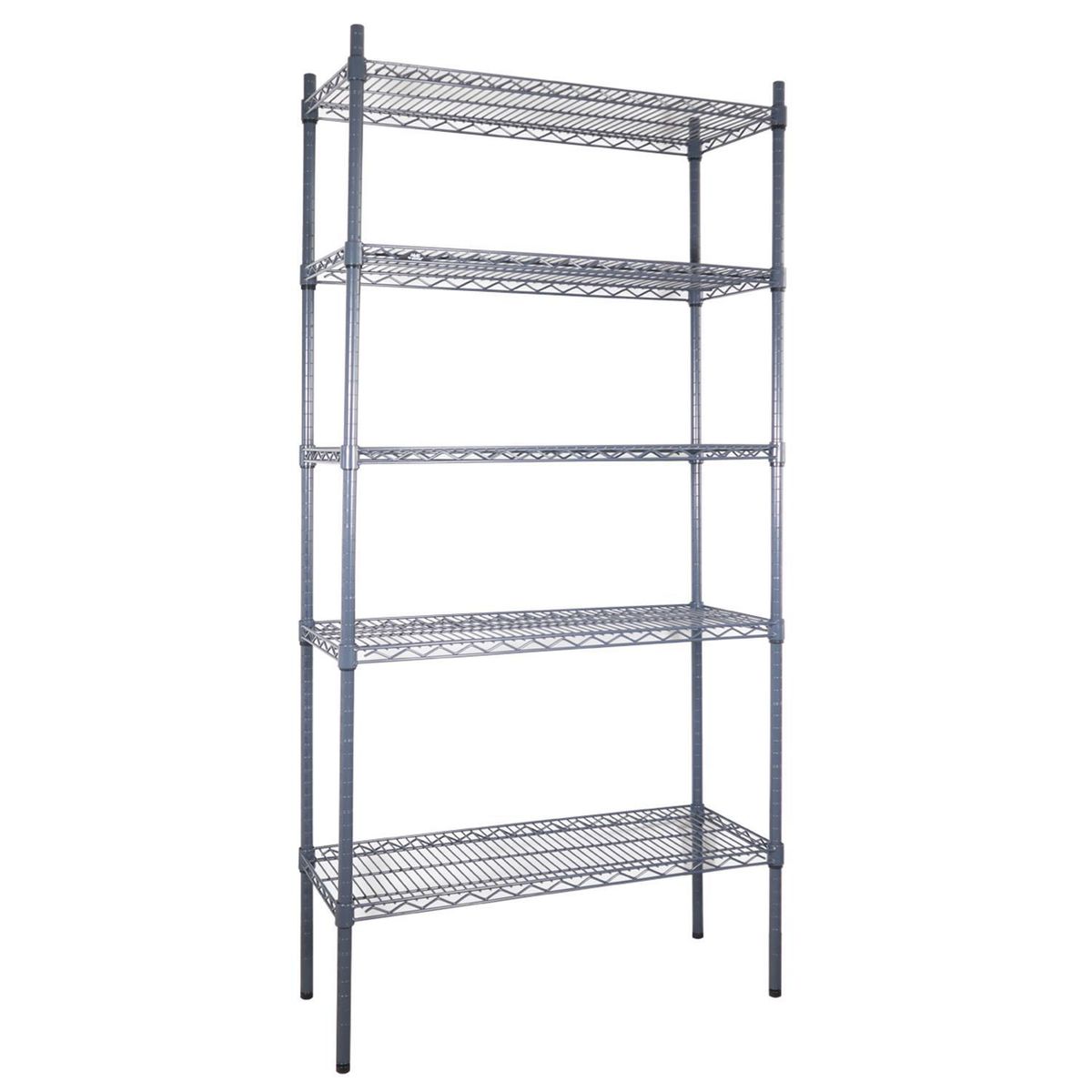 VENTUS - Estantería Acero 5 Nivel(es) 91x180x35 cm Gris