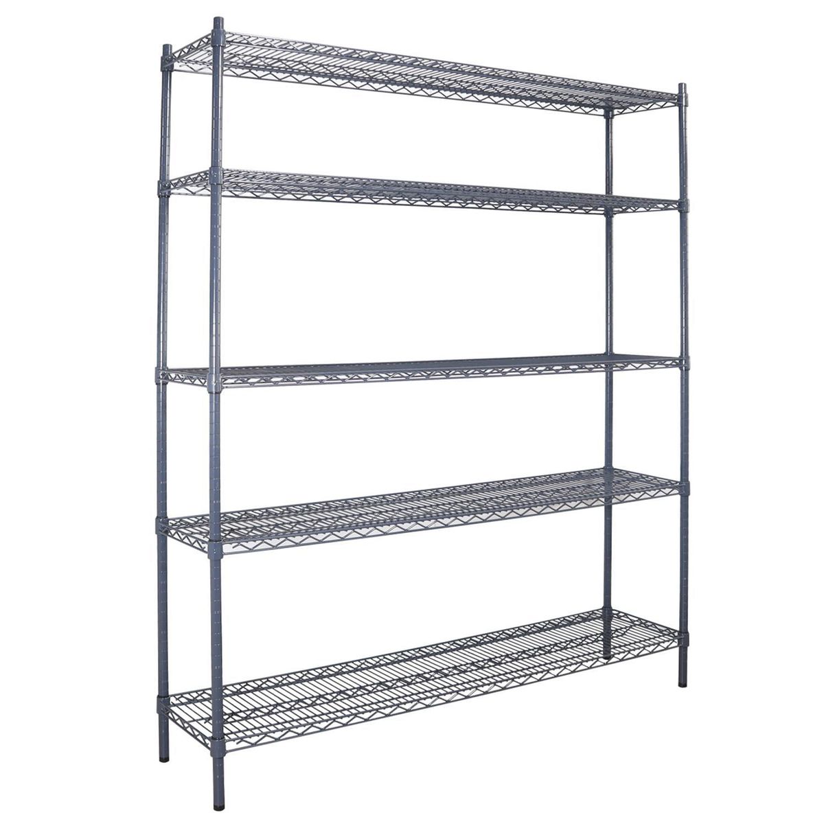 VENTUS - Estantería Acero 5 Nivel(es) 152x180x35 cm Gris