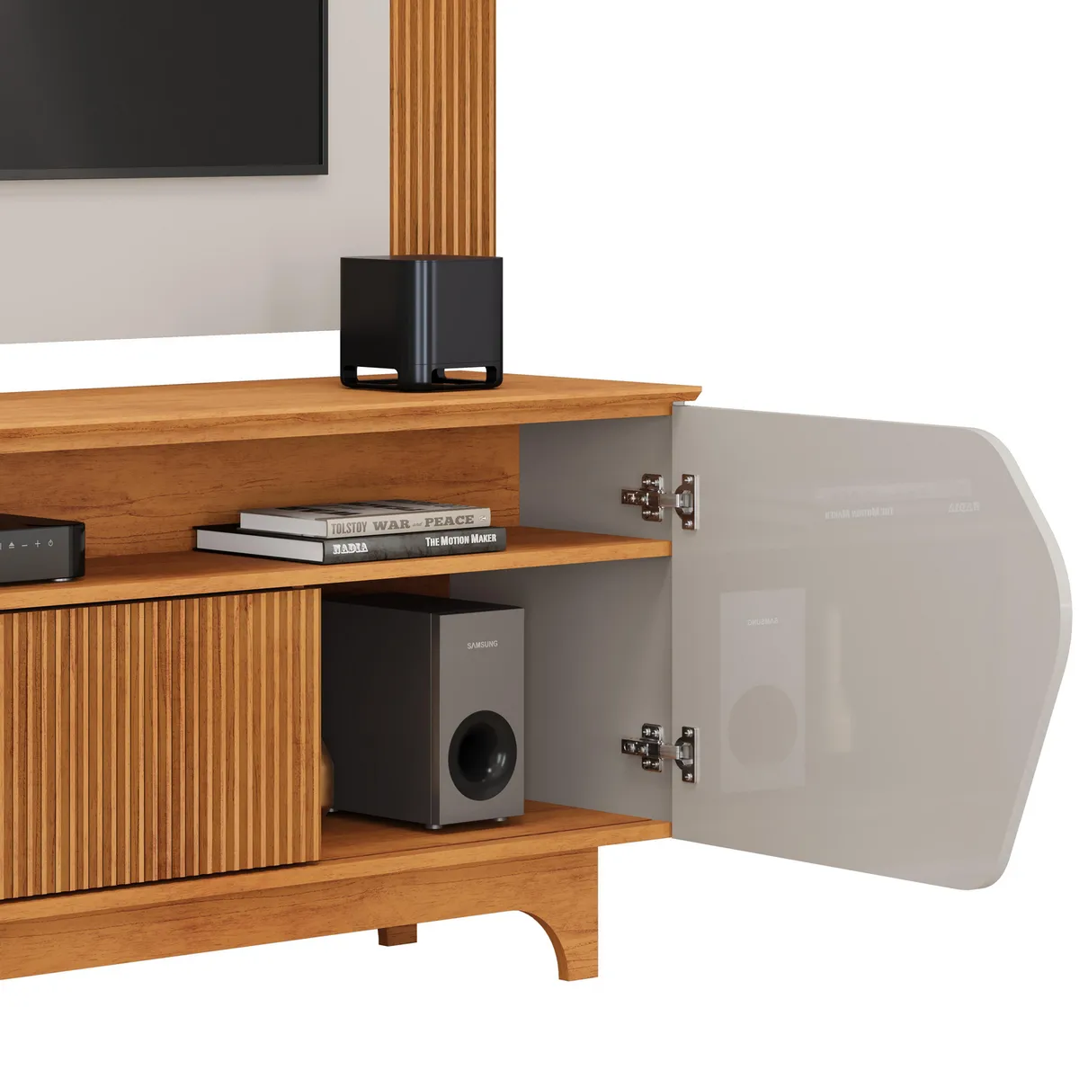 DI PORETTI - Home TV 75 " Helo Café 183x197x38.5 cm