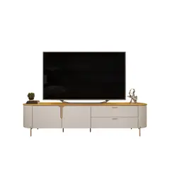 DI PORETTI - Rack TV 70 " Celine Café 241x57x47 cm