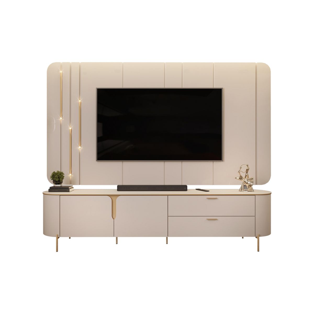 DI PORETTI - Home TV 70 " Celine Blanco 243x189x47 "
