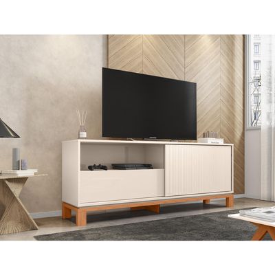 Imagen 2 del producto Rack 65 "" Mondrian Off White Castaño 150x37.9x61.9 cm