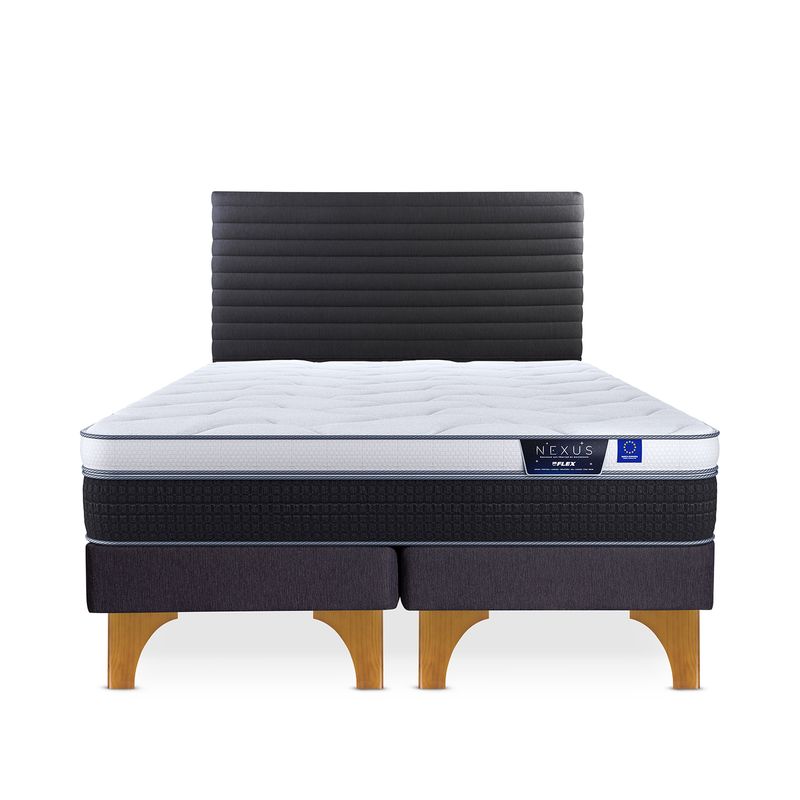 FLEX - Cama 2 Plazas Europea Nexus Blanco