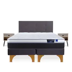 FLEX - Cama King Europea Nexus Blanco