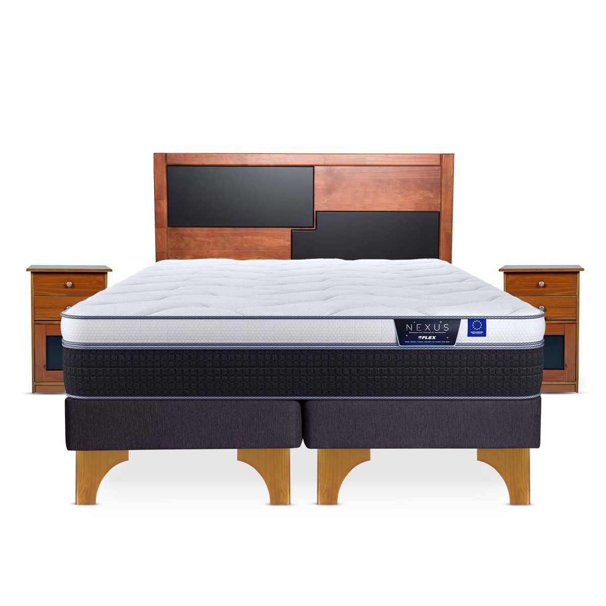 FLEX - Cama King Europea Nexus Blanco