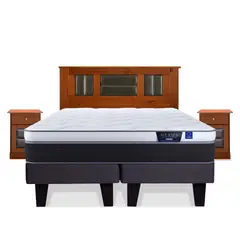 FLEX - Cama 2 Plazas Europea Nexus Blanco