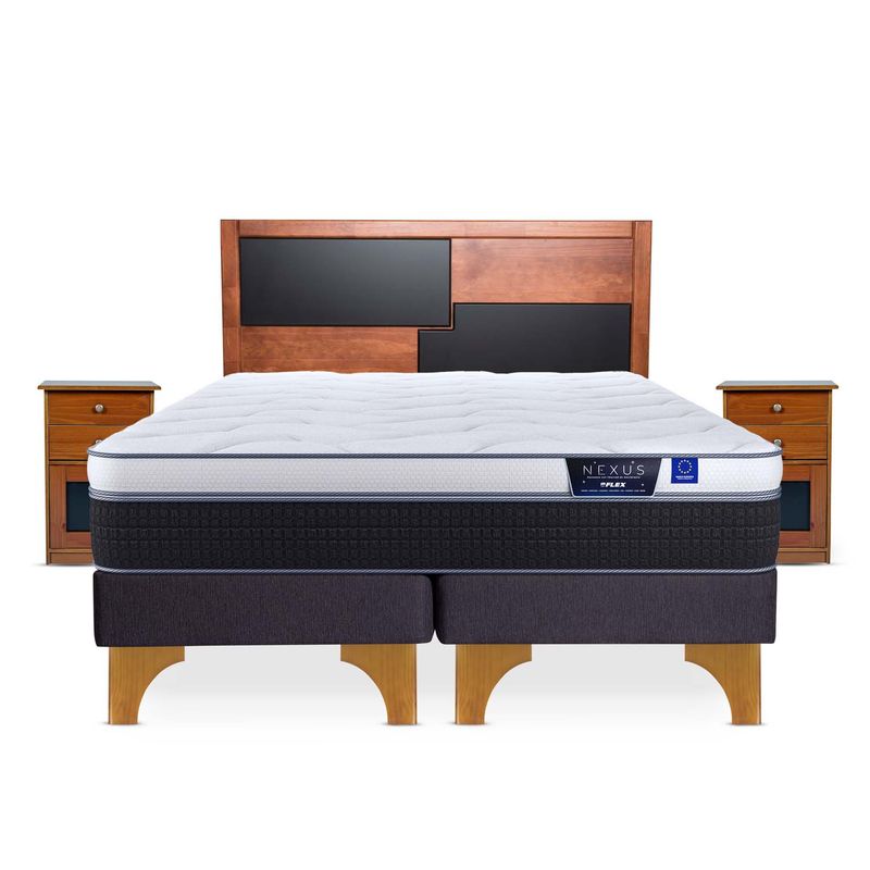 FLEX - Cama 2 Plazas Europea Nexus Blanco