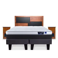 FLEX - Cama 2 Plazas Europea Nexus Blanco