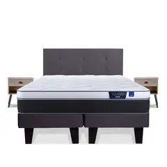 FLEX - Cama 2 Plazas Europea Nexus Blanco