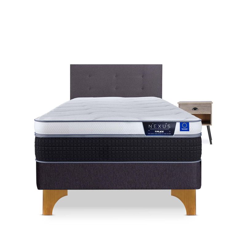 Cama 1.5 plazas Europea Nexus Blanco