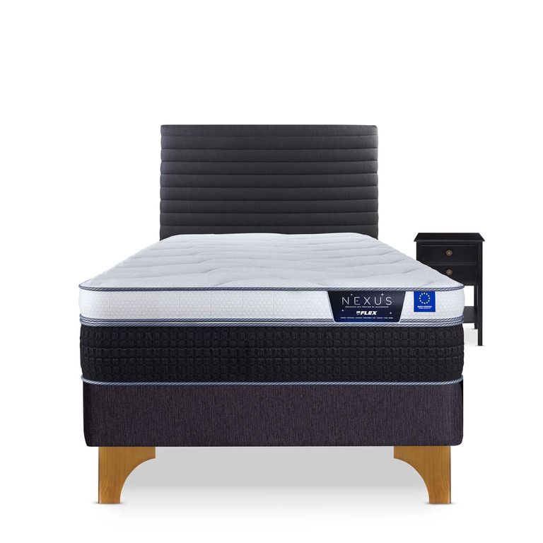 Cama 1.5 plazas Europea Nexus Blanco