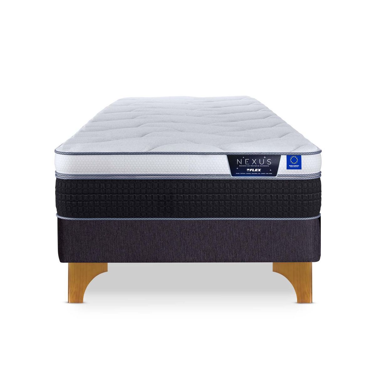 FLEX - Cama 1.5 plazas Europea Nexus Blanco