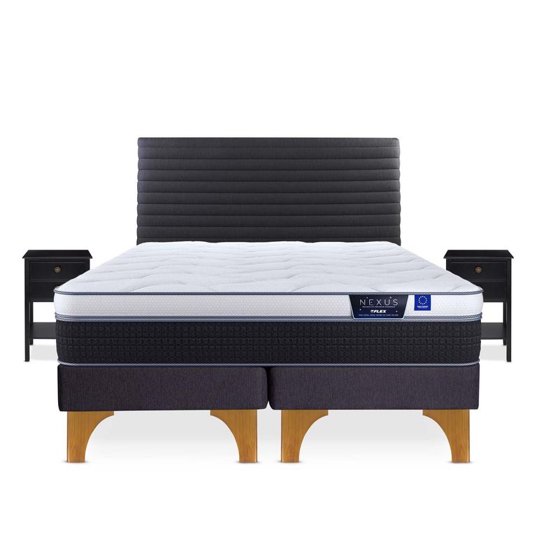 Cama 2 plazas Europea Nexus Gris
