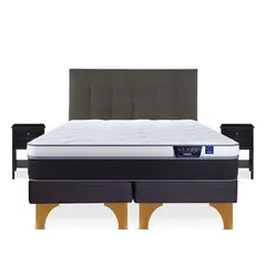 FLEX - Cama 2 plazas Europea Nexus Blanco