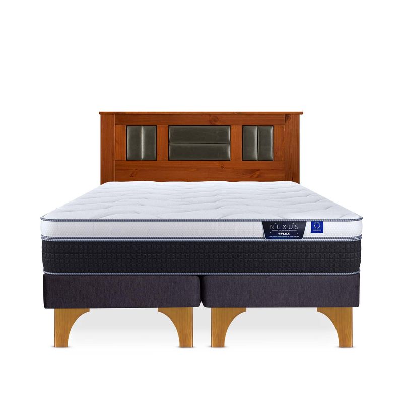 FLEX - Cama 2 Plazas Europea Nexus Blanco