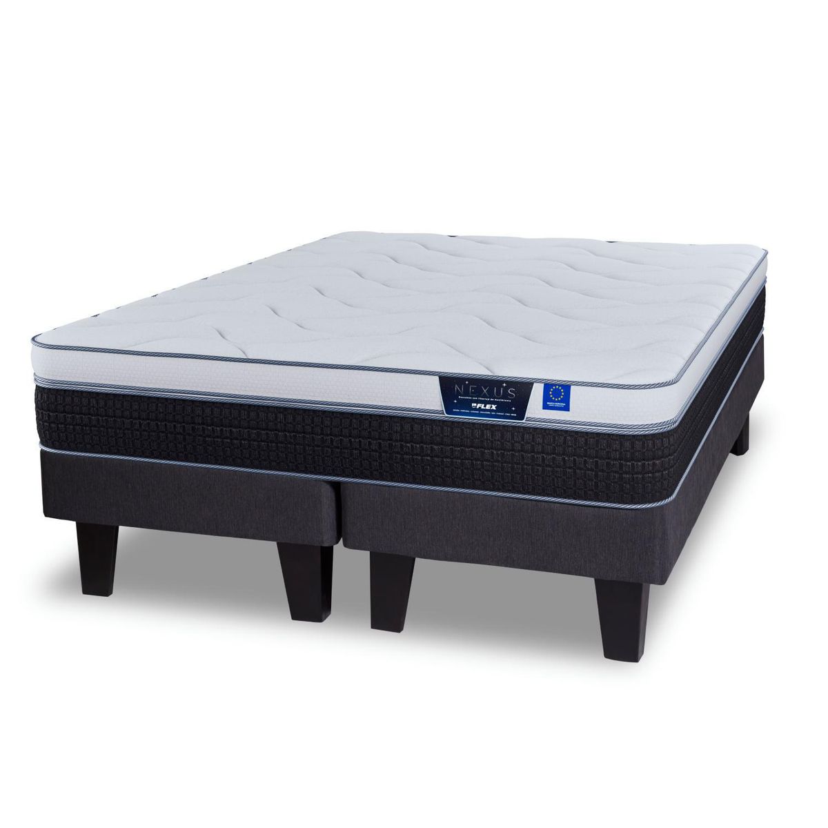 FLEX - Cama 2 plazas Europea Nexus Blanco
