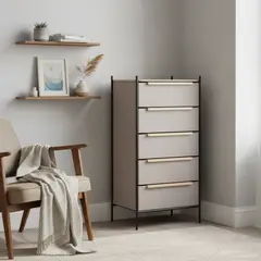 CARRY ALL - Cajonera Cajón(es) 58x118x40 cm Gris