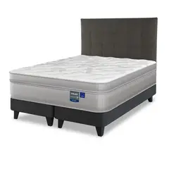 FLEX - Cama 2 Plazas Europea Paradise Gris