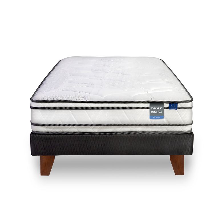 FLEX Cama 1 plaza Europea Innova Blanco