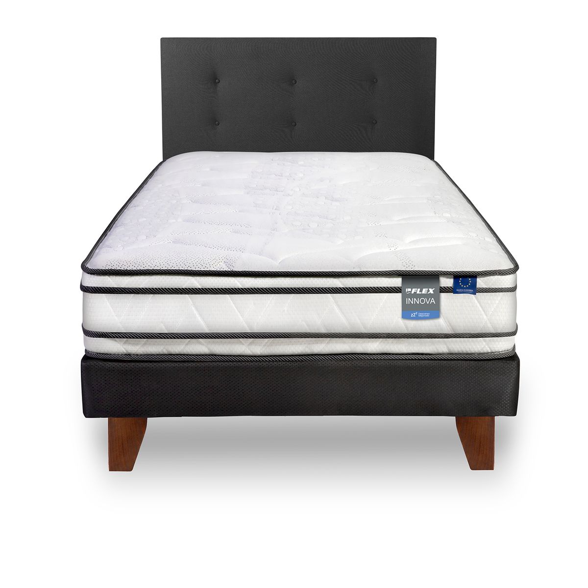 FLEX - Cama 1 plaza Europea Innova Blanco