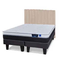 FLEX - Cama 2 Plazas Europea Nexus Blanco