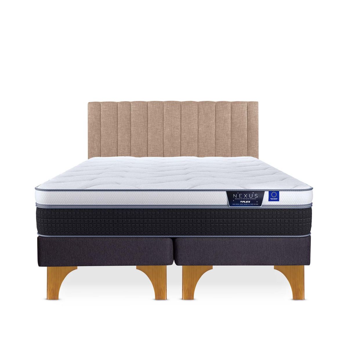 FLEX - Cama King Europea Nexus Blanco