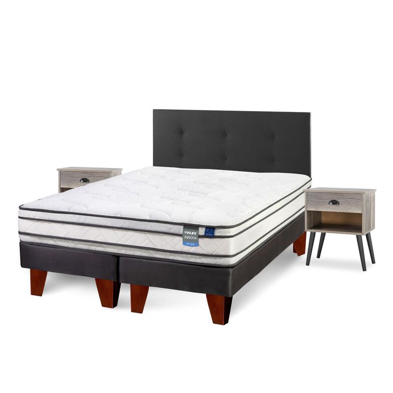 FLEX - Cama 2 Plazas Europea Innova Blanco