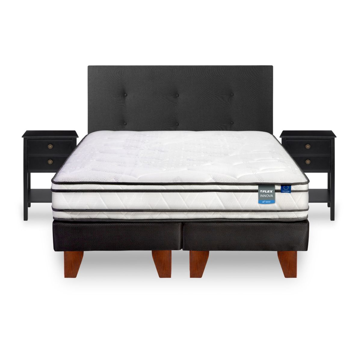 FLEX - Cama 2 plazas Europea Innova Blanco