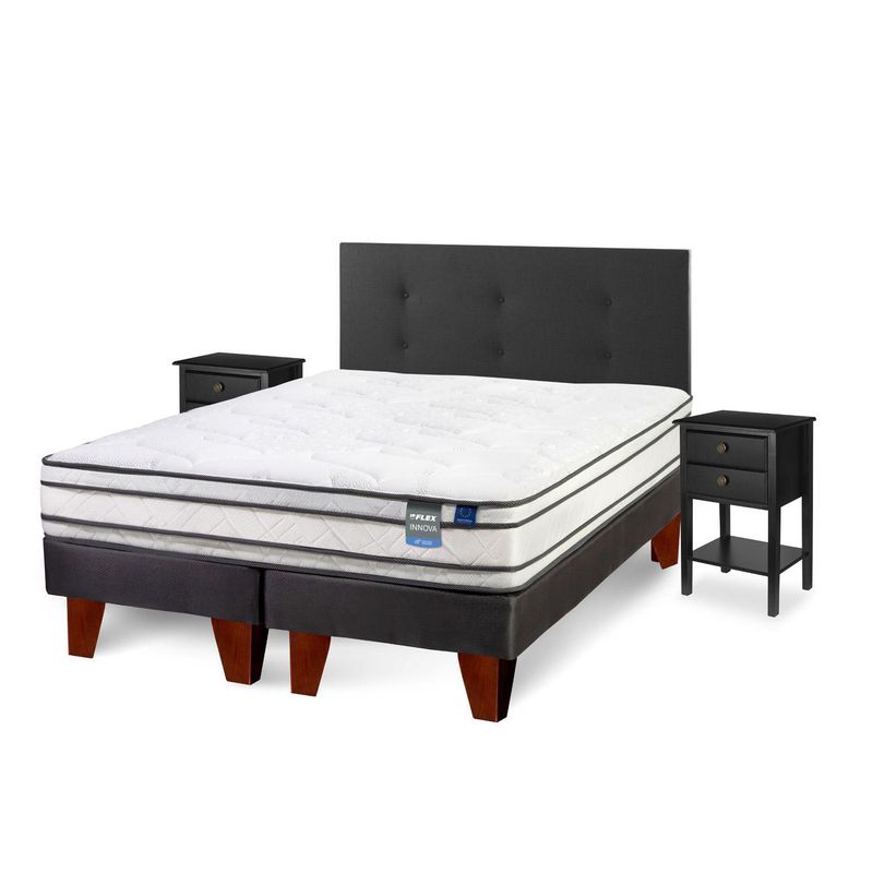 FLEX - Cama 2 Plazas Europea Innova Blanco