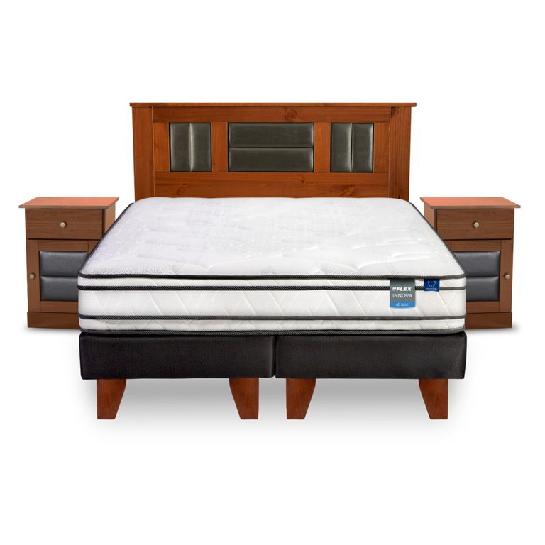 FLEX Cama 2 plazas Europea Innova Blanco
